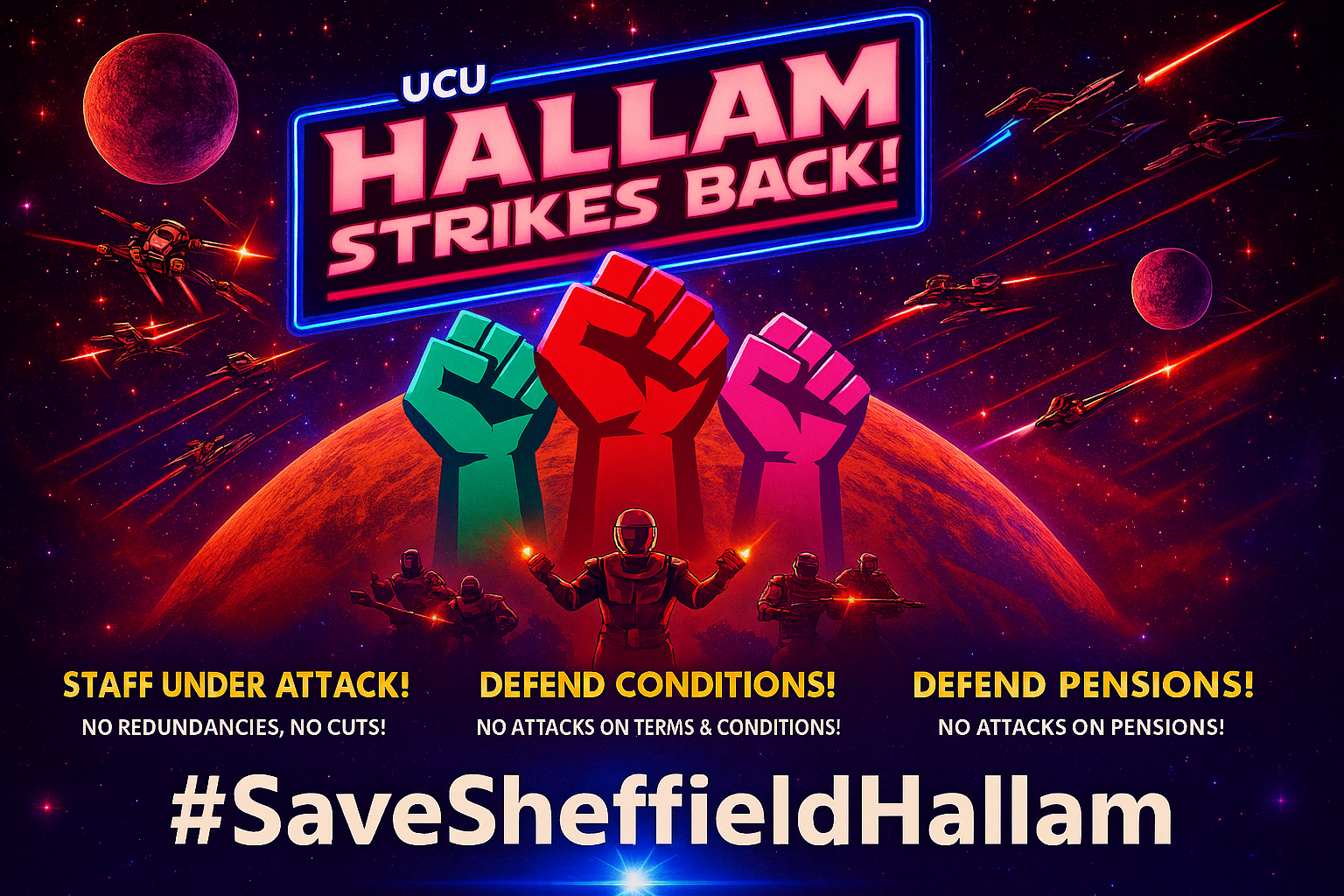 UCU Strikes Back Save Sheffield Hallam University
